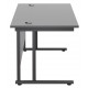 Olton Twin Cantilever  800mm Deep Straight Office Desk